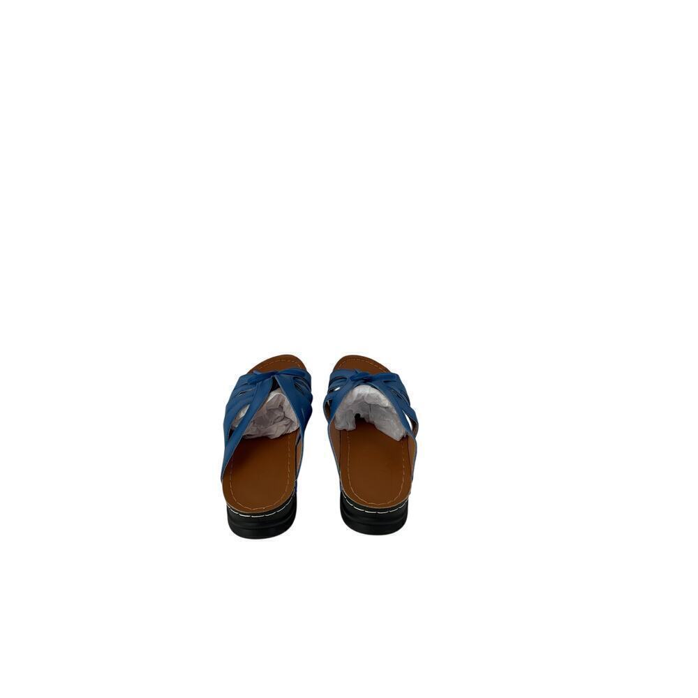 New Women Cute BlueFront Bow Slide on slipper Size 41 (US 10) - Picture 2 of 8
